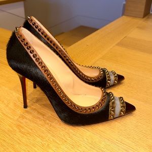 Christian Louboutin Fur Heels